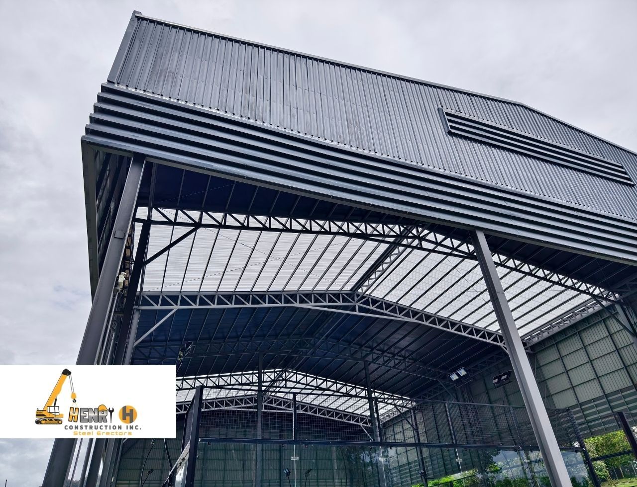 Completed commercial steel building offering long-term value