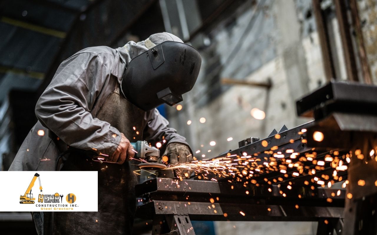 Skilled team performing steel fabrication services Indianapolis in a modern workshop