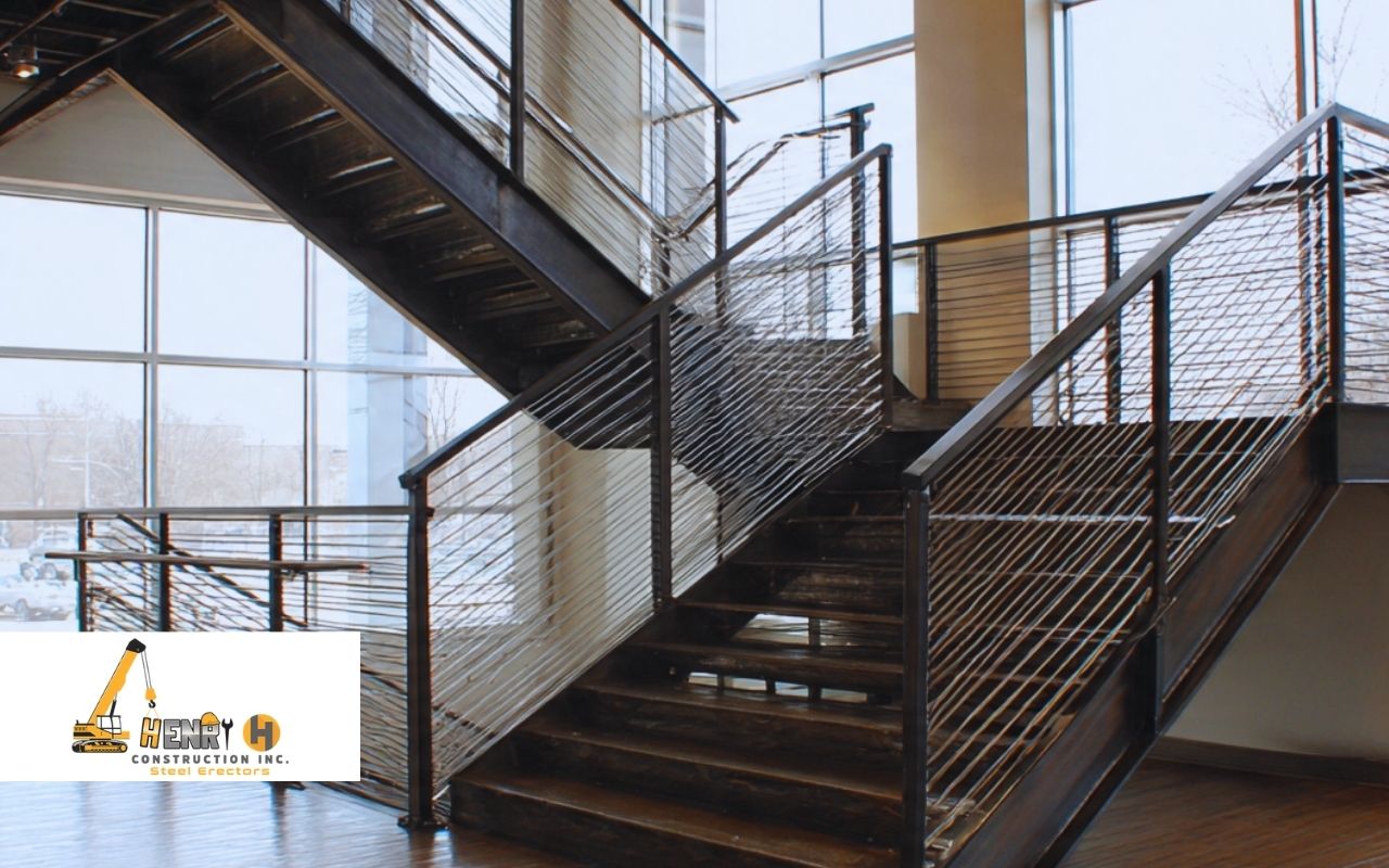 Overview of Miscellaneous Metalwork Stairs & Rails in Indianapolis Specs for a commercial stair system in Indianapolis