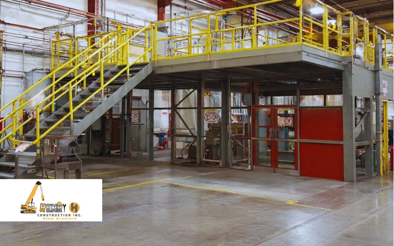 industrial platform fabrication in Indianapolis with custom access platforms inside a busy facility