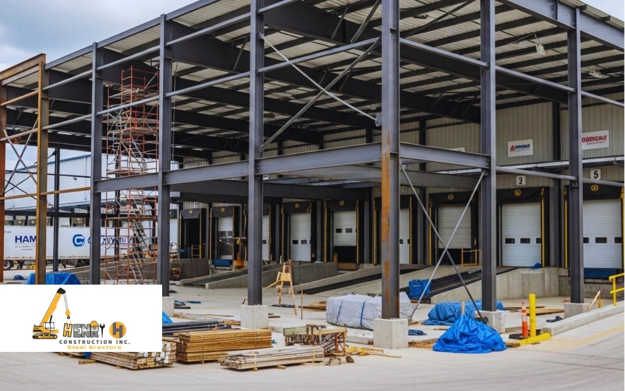 loading dock steel framing in Indianapolis for facility upgrades
